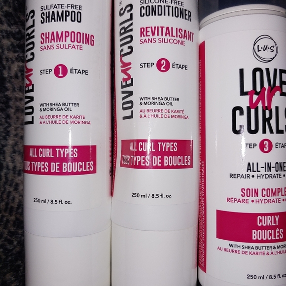 LUS shampoo, conditioner and all in one curly cream. - Picture 1 of 2